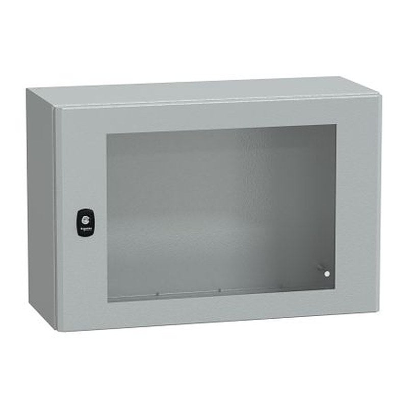 Schneider Electric NSY Series Steel Wall Box, IP66 Transparent Door, 400 mm x 600 mm x 250 mm