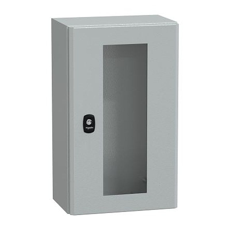 Schneider Electric PanelSeT S3D Series Grey Steel General Purpose Enclosure, IP66, IK08 500 mm, 200 mm, 300 mm