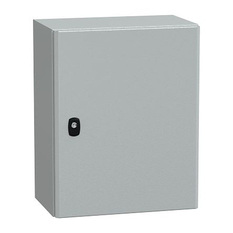 Schneider Electric PanelSet S3D Series Steel Wall Box, IP66, 500 mm x 400 mm x 250 mm