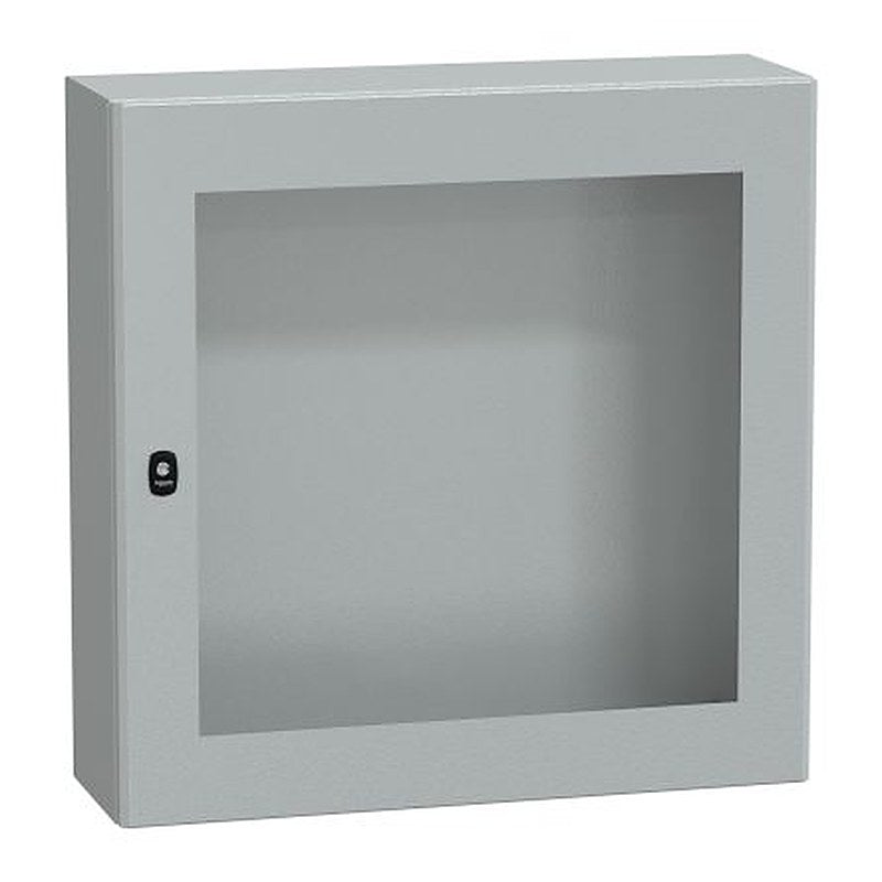 Schneider Electric NSY Series Steel Wall Box, IP66 Transparent Door, 800 mm x 800 mm x 250 mm