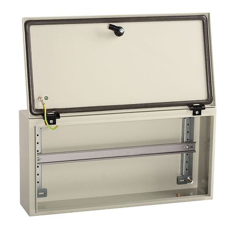 Schneider Electric PanelSeT S3DM/S3DB Series Steel Wall Box, IP66, 250 mm x 300 mm x 150 mm