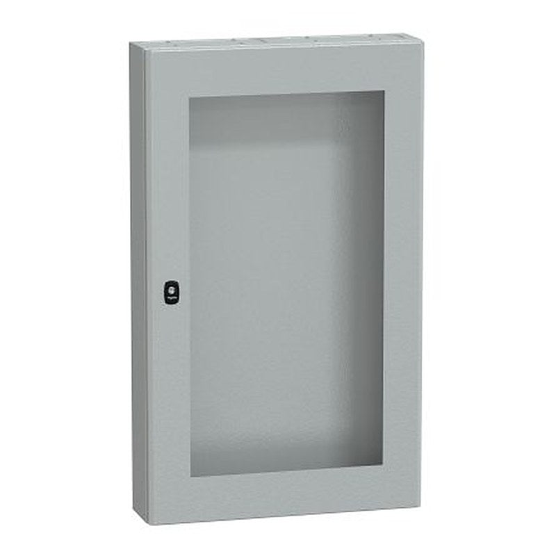 Schneider Electric PanelSeT S3DM/S3DB Series Steel Wall Box, IP66 Transparent Door, 1000 mm x 600 mm x 150 mm