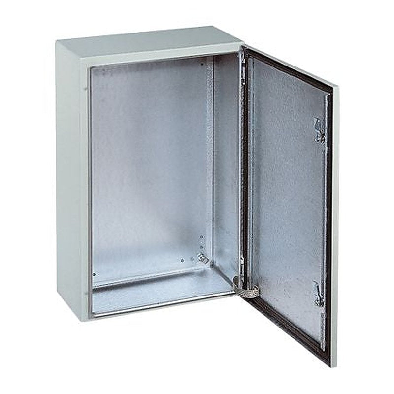 Schneider Electric PanelSeT S3HF Series Steel Wall Box, IP55, 600 mm x 600 mm x 250 mm
