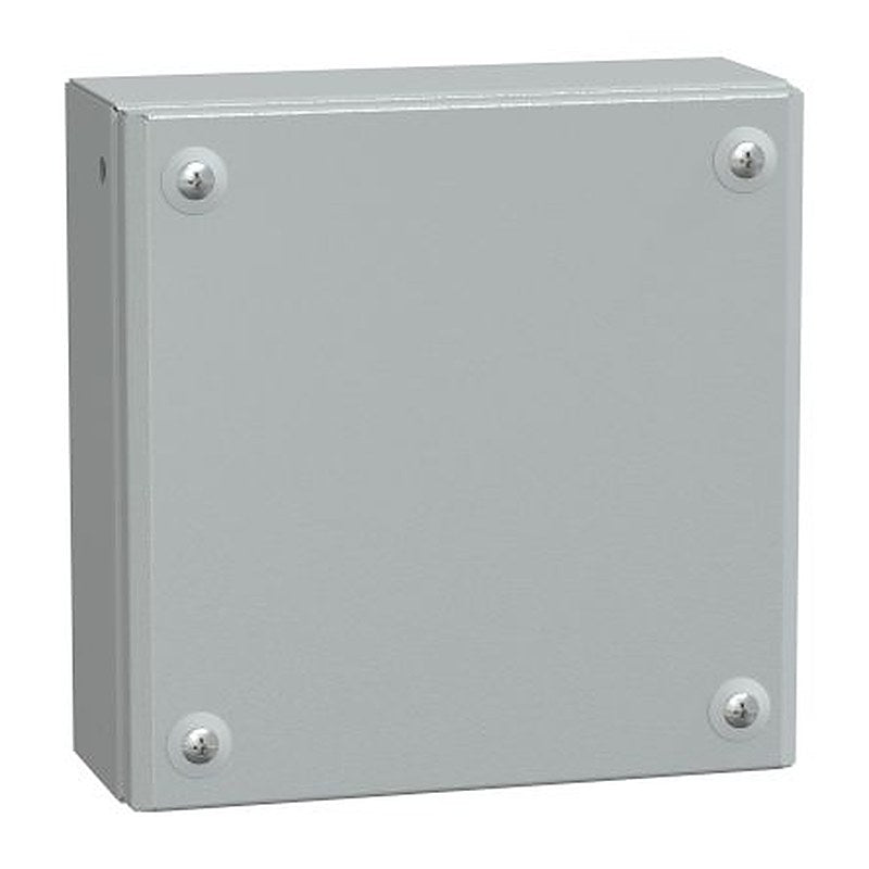 Schneider Electric PanelSeT SBM Series Steel Wall Box, IP66, 200 mm x 200 mm x 80 mm