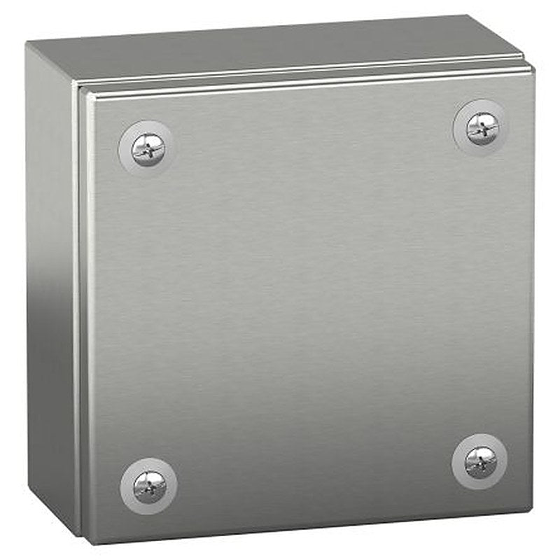 Schneider Electric PanelSeT SBX Series Stainless Steel Wall Box, IP66, ATEX, 150 mm x 150 mm x 80 mm