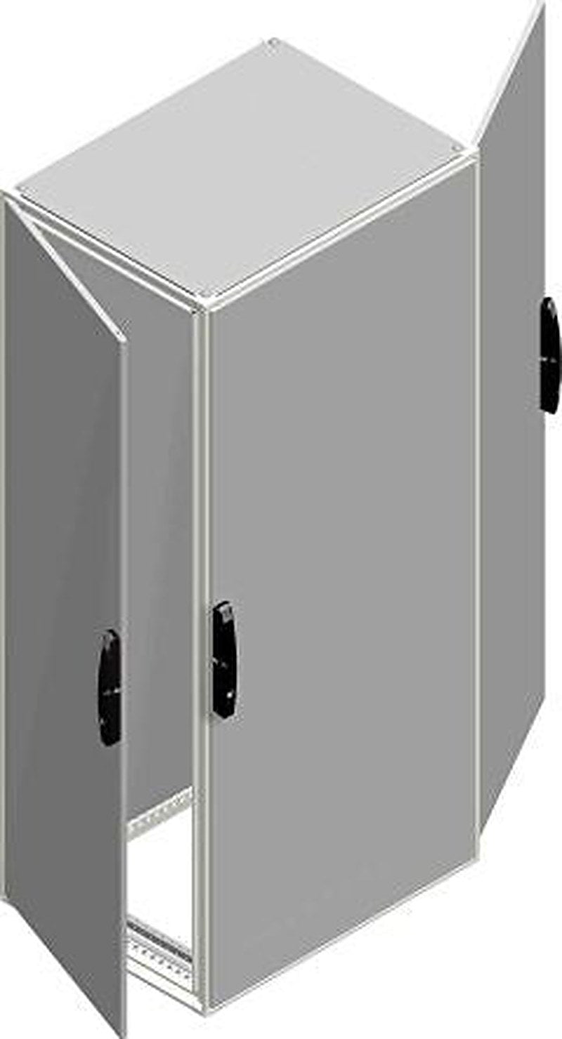 Schneider Electric NSYSFD185 Series Lockable Sheet Steel RAL 7035 Single Door, 1500 mm H, 500mm W, 1500 mm L for Use