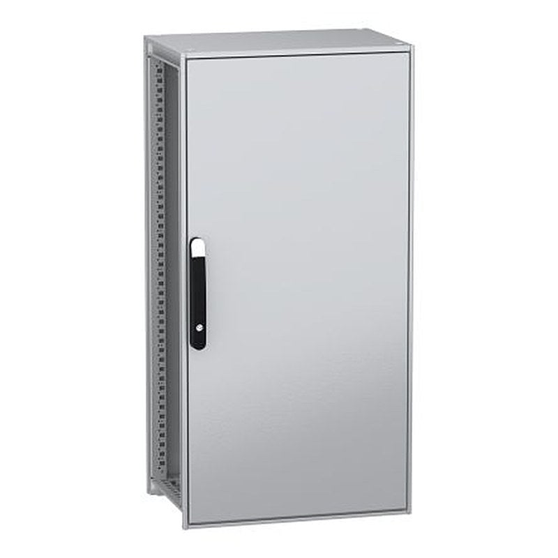 Schneider Electric PanelSeT SFN Series Galvanised Steel 1-Door Floor Standing Enclosure, Plain Door, IP55 400 mm, 600 mm