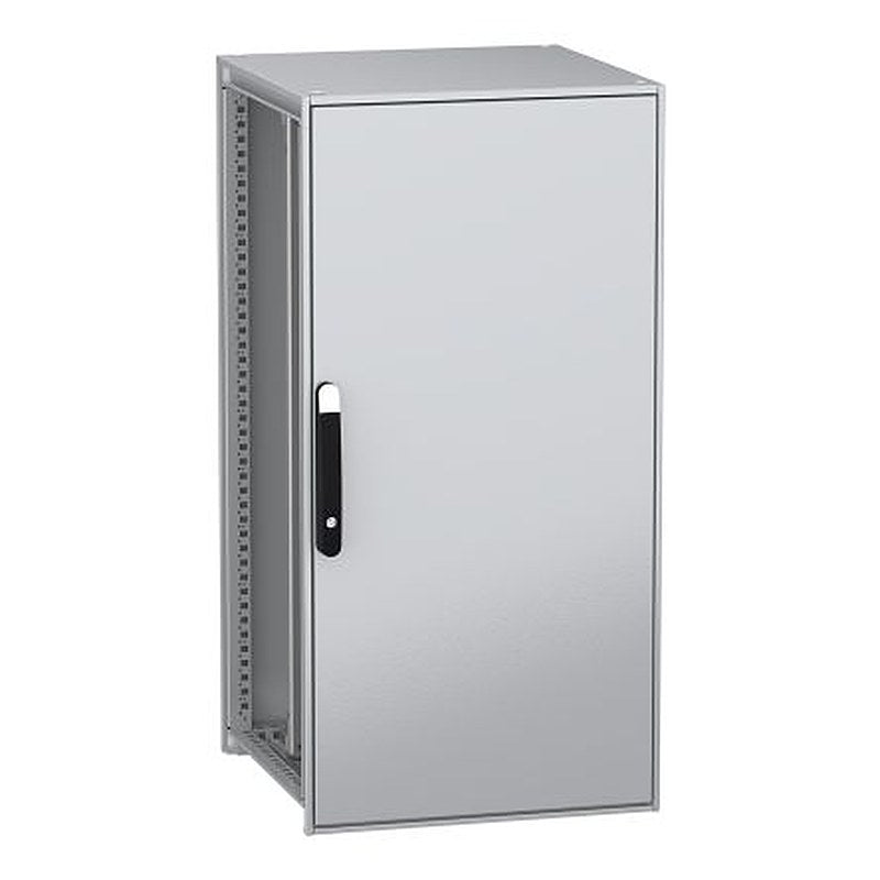 Schneider Electric PanelSeT SFN Series Galvanised Steel 1-Door Floor Standing Enclosure, Plain Door, IP55 600 mm, 600 mm