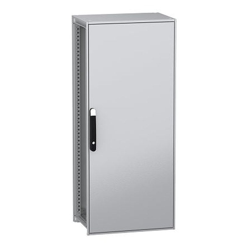Schneider Electric PanelSeT SFN Series Galvanised Steel 1-Door Floor Standing Enclosure, Plain Door, IP55 400 mm, 600 mm