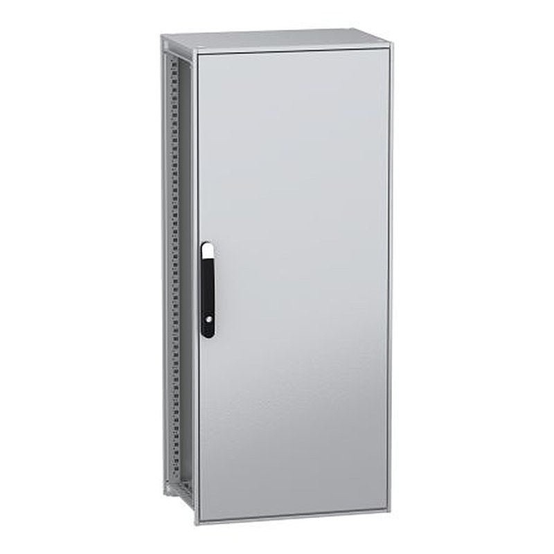 Schneider Electric PanelSeT SFN Series Galvanised Steel 1-Door Floor Standing Enclosure, Plain Door, IP55 400 mm, 600 mm