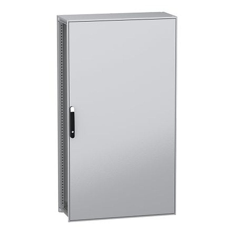 Schneider Electric PanelSeT SFN Series Galvanised Steel 1-Door Floor Standing Enclosure, Plain Door, IP55 400 mm, 1000