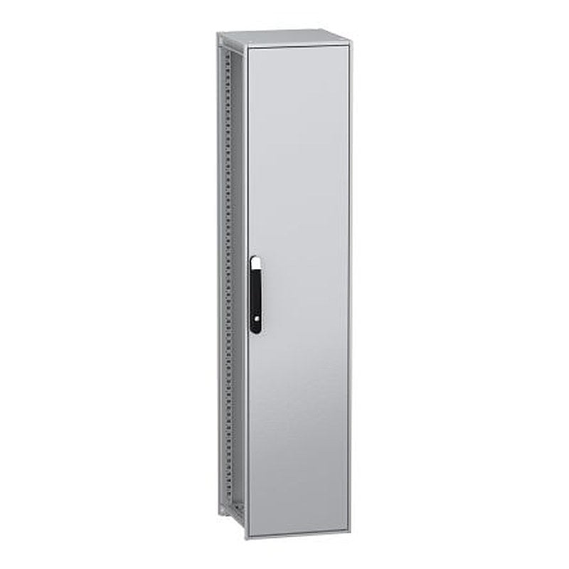Schneider Electric PanelSeT SFN Series Galvanised Steel 1-Door Floor Standing Enclosure, Plain Door, IP55 400 mm, 400 mm