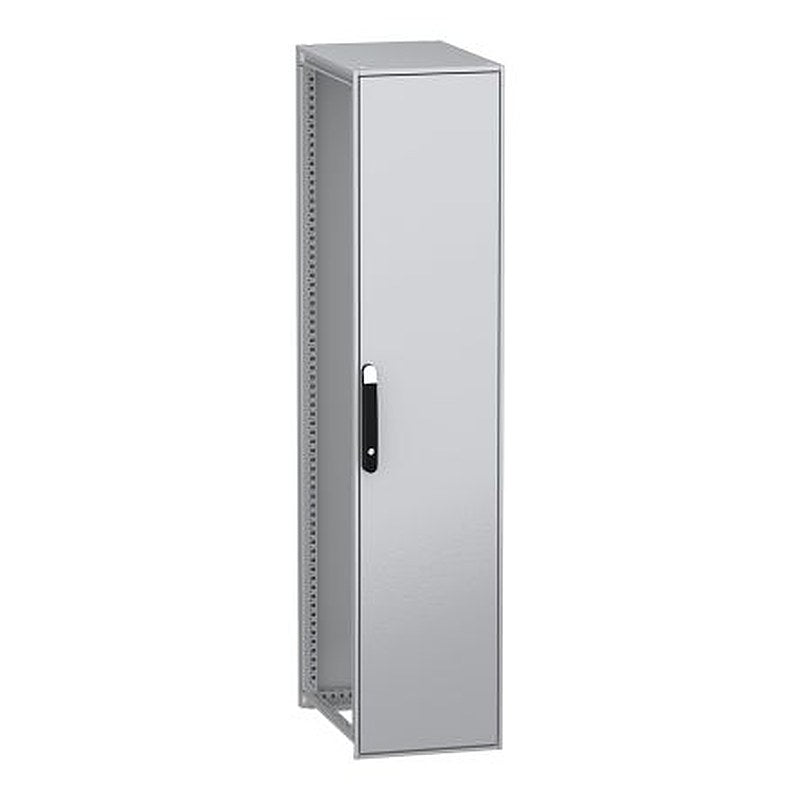 Schneider Electric PanelSeT SFN Series Galvanised Steel 1-Door Floor Standing Enclosure, Plain Door, IP55 600 mm, 400 mm