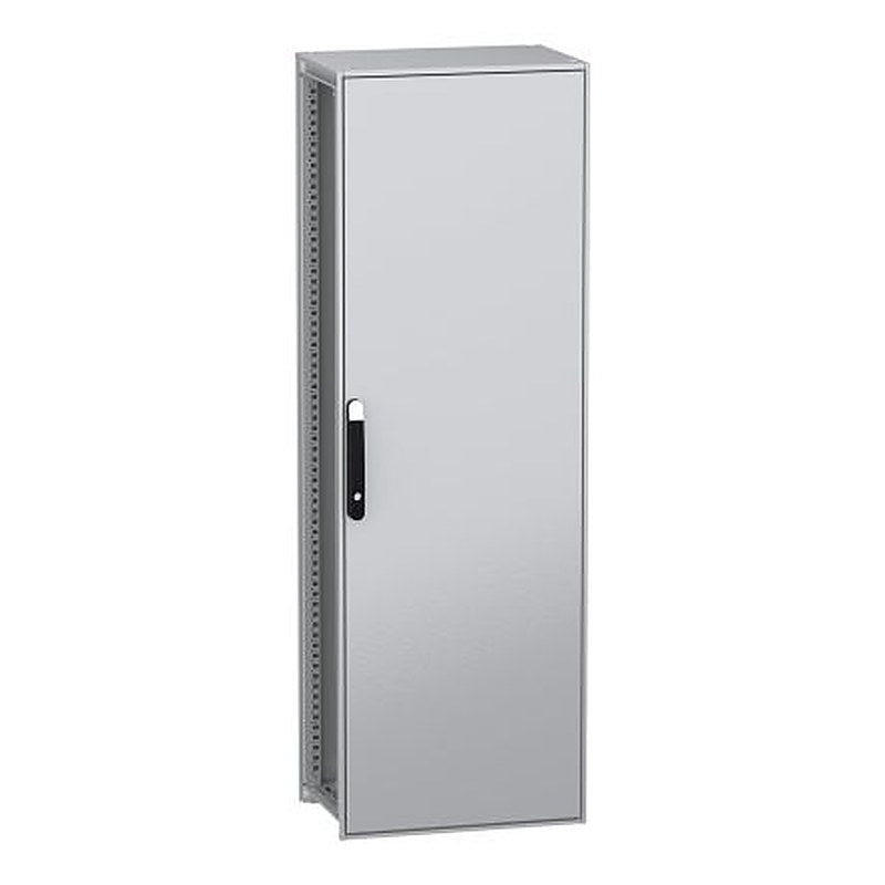 Schneider Electric PanelSeT SFN Series Galvanised Steel 1-Door Floor Standing Enclosure, Plain Door, IP55 400 mm, 600 mm