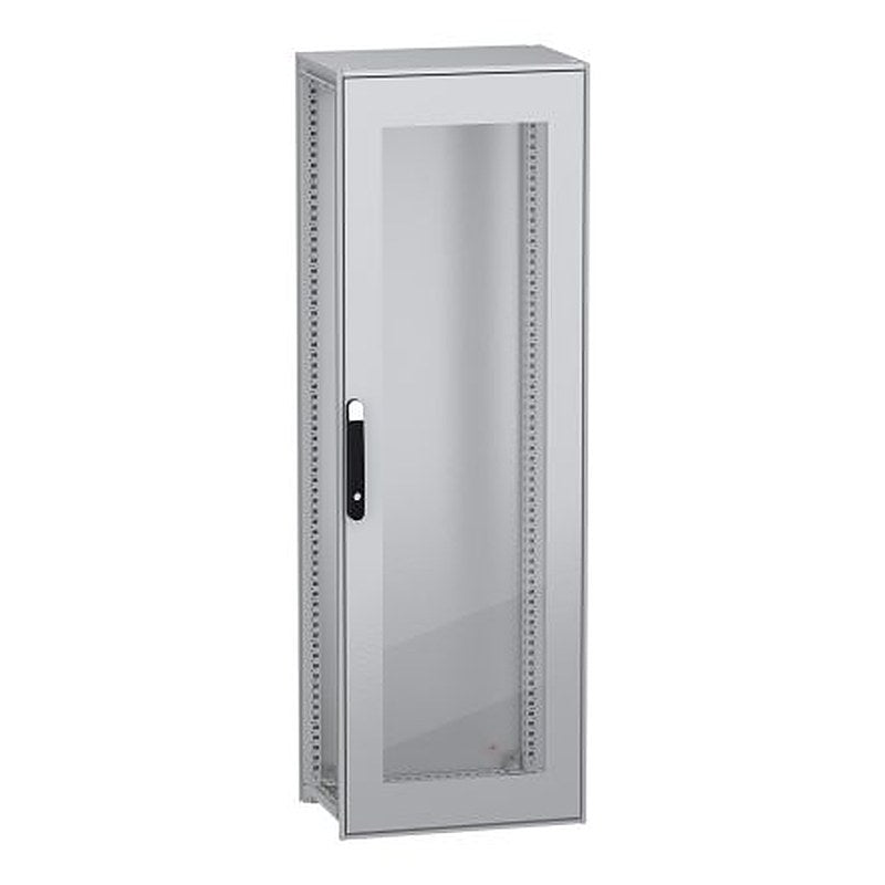 Schneider Electric PanelSeT SFN Series Galvanised Steel 1-Door Floor Standing Enclosure, Single Door Door, IP55 400 mm,
