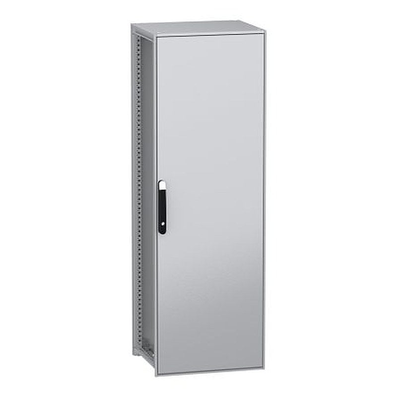 Schneider Electric PanelSeT SFN Series Galvanised Steel 1-Door Floor Standing Enclosure, Plain Door, IP55 500 mm, 600 mm