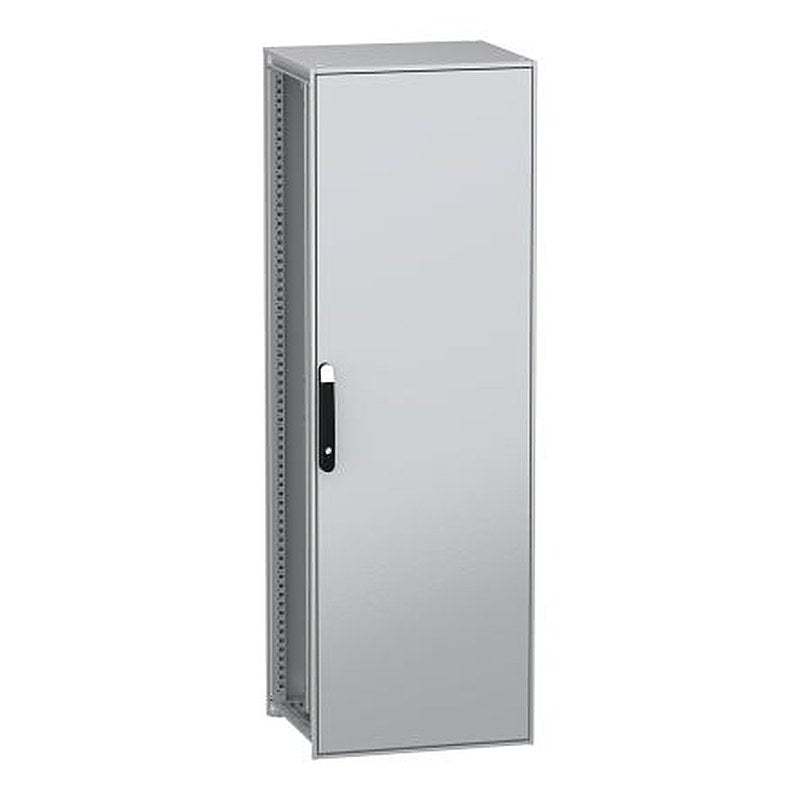 Schneider Electric PanelSeT SFN Series Galvanised Steel 1-Door Floor Standing Enclosure, Plain Door, IP55 500 mm, 600 mm