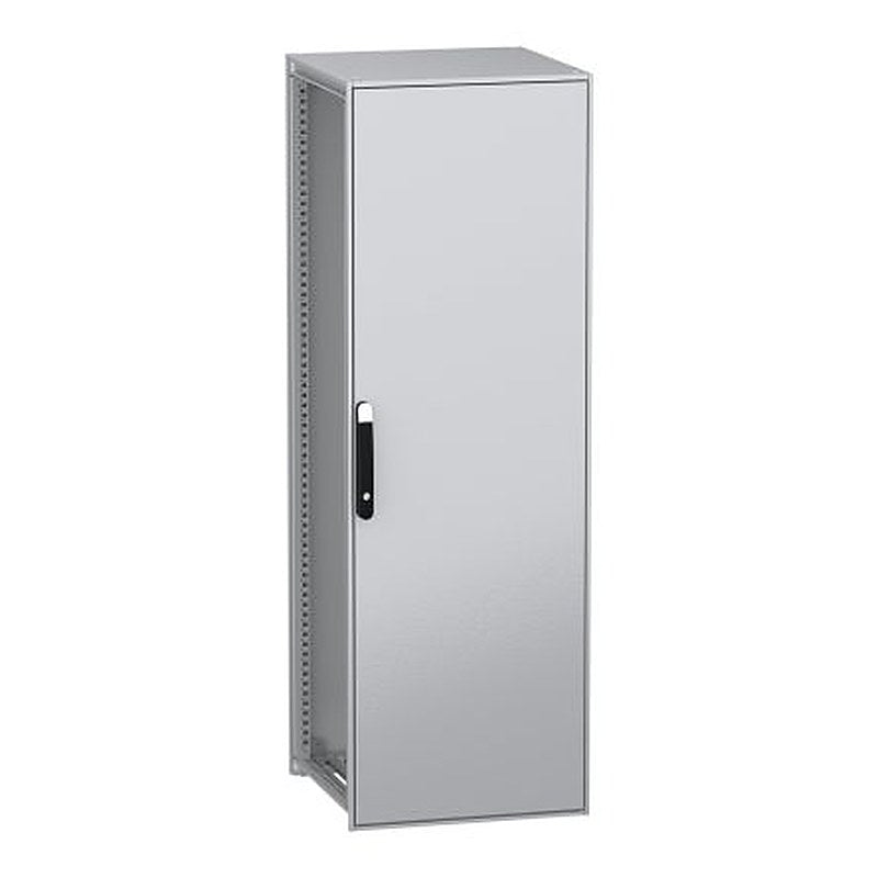 Schneider Electric PanelSeT SFN Series Galvanised Steel 1-Door Floor Standing Enclosure, Plain Door, IP55 600 mm, 600 mm