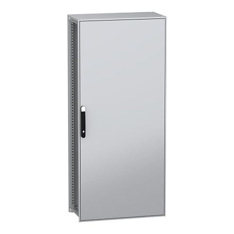 Schneider Electric PanelSeT SFN Series Galvanised Steel 1-Door Floor Standing Enclosure, Plain Door, IP55 400 mm, 800 mm