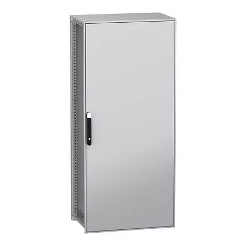 Schneider Electric PanelSeT SFN Series Galvanised Steel 1-Door Floor Standing Enclosure, Plain Door, IP55 500 mm, 800 mm