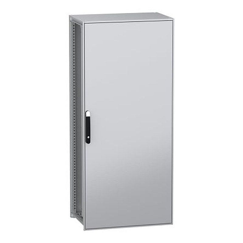 Schneider Electric PanelSeT SFN Series Galvanised Steel 1-Door Floor Standing Enclosure, Plain Door, IP55 500 mm, 800 mm