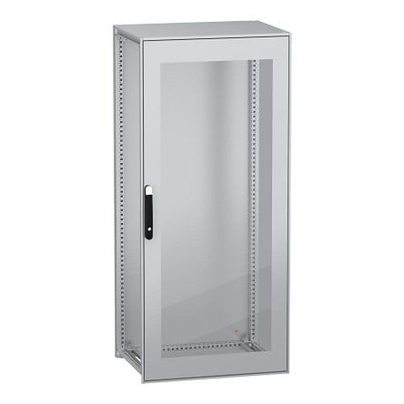 Schneider Electric PanelSeT SFN Series Galvanised Steel 1-Door Floor Standing Enclosure, Single Door Door, IP55 600 mm,