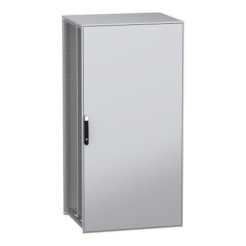 Schneider Electric PanelSeT SFN Series Galvanised Steel 1-Door Floor Standing Enclosure, Plain Door, IP55 800 mm, 1000