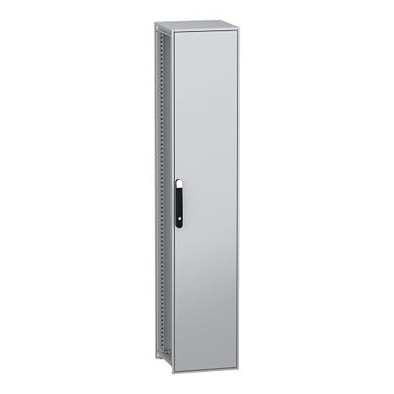 Schneider Electric PanelSeT SFN Series Galvanised Steel 1-Door Floor Standing Enclosure, Plain Door, IP55 400 mm, 400 mm