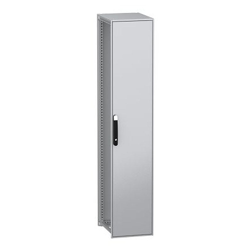 Schneider Electric PanelSeT SFN Series Galvanised Steel 1-Door Floor Standing Enclosure, Plain Door, IP55 500 mm, 400 mm