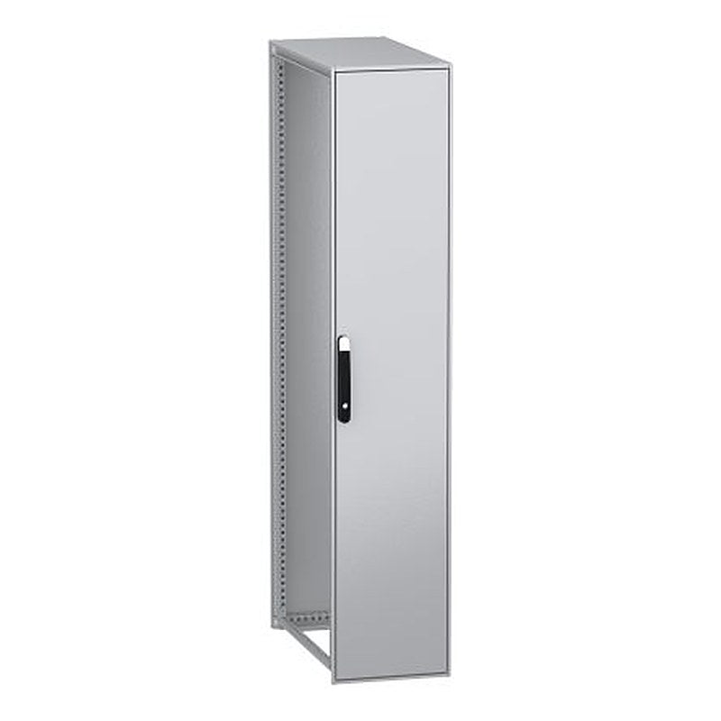 Schneider Electric PanelSeT SFN Series Galvanised Steel 1-Door Floor Standing Enclosure, Plain Door, IP55 800 mm, 400 mm