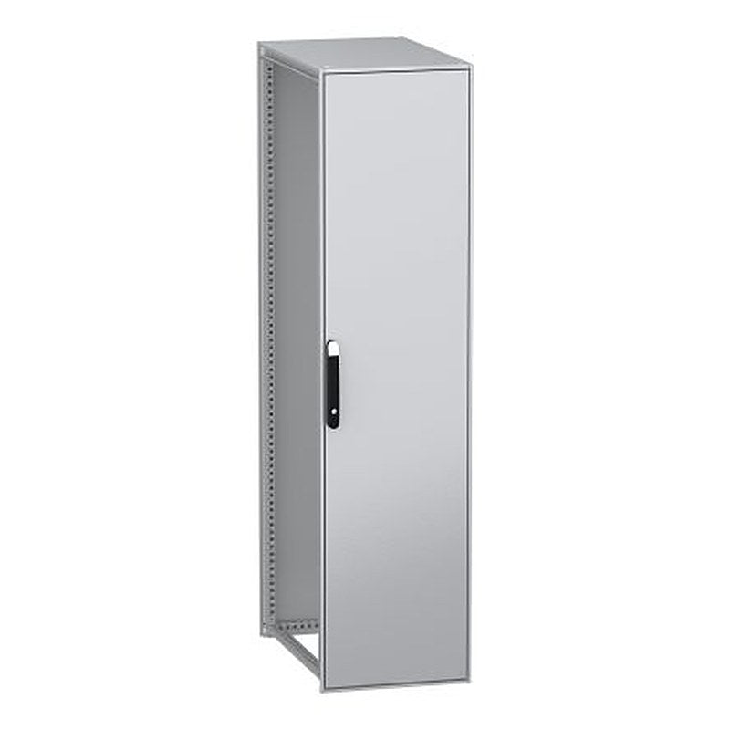 Schneider Electric PanelSeT SFN Series Galvanised Steel 1-Door Floor Standing Enclosure, Plain Door, IP55 800 mm, 500 mm