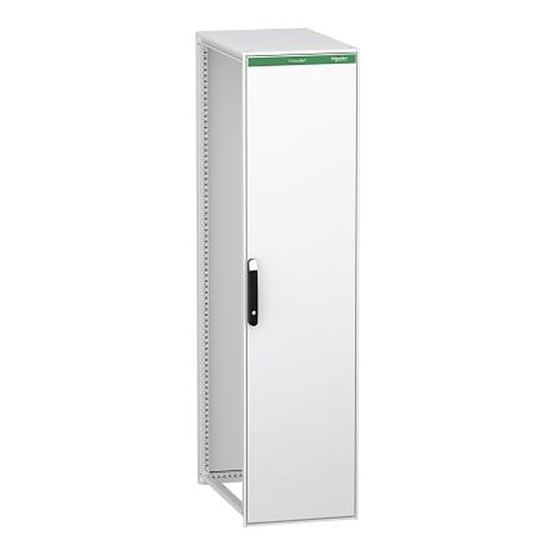 Schneider Electric PrismaSeT HD Series Sheet Steel, Galvanised Steel 2-Door Floor Standing Enclosure, Single Door Door,