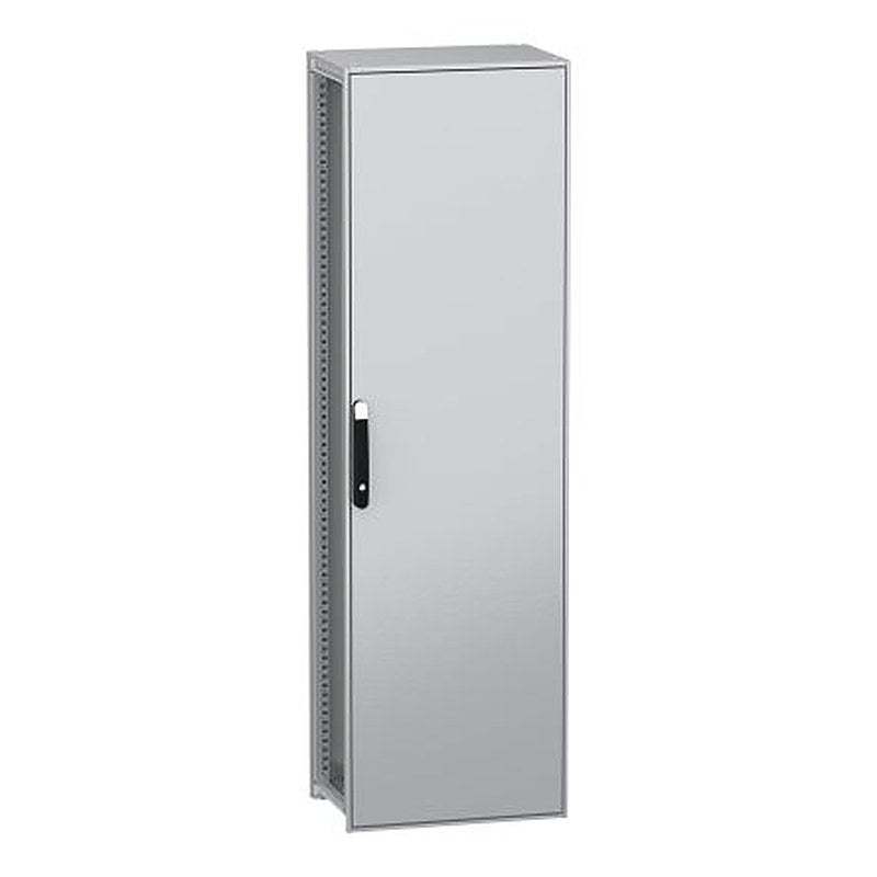 Schneider Electric PanelSeT SFN Series Galvanised Steel 1-Door Floor Standing Enclosure, Plain Door, IP55 400 mm, 600 mm