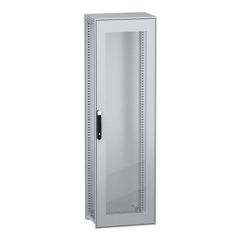 Schneider Electric PanelSeT SFN Series Galvanised Steel 1-Door Floor Standing Enclosure, Single Door Door, IP55 400 mm,