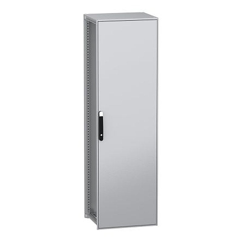 Schneider Electric PanelSeT SFN Series Galvanised Steel 1-Door Floor Standing Enclosure, Plain Door, IP55 500 mm, 600 mm