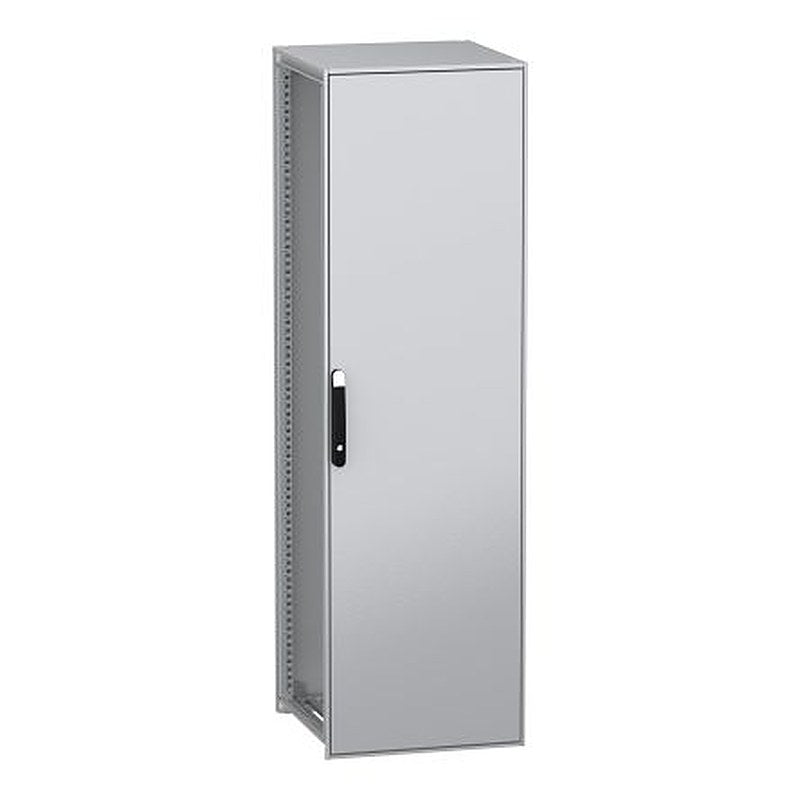 Schneider Electric PanelSeT SFN Series Galvanised Steel 1-Door Floor Standing Enclosure, Plain Door, IP55 600 mm, 600 mm