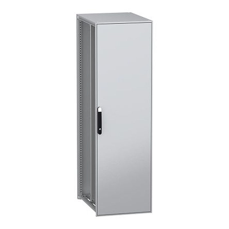 Schneider Electric PanelSeT SFN Series Galvanised Steel 1-Door Floor Standing Enclosure, Plain Door, IP55 800 mm, 600 mm