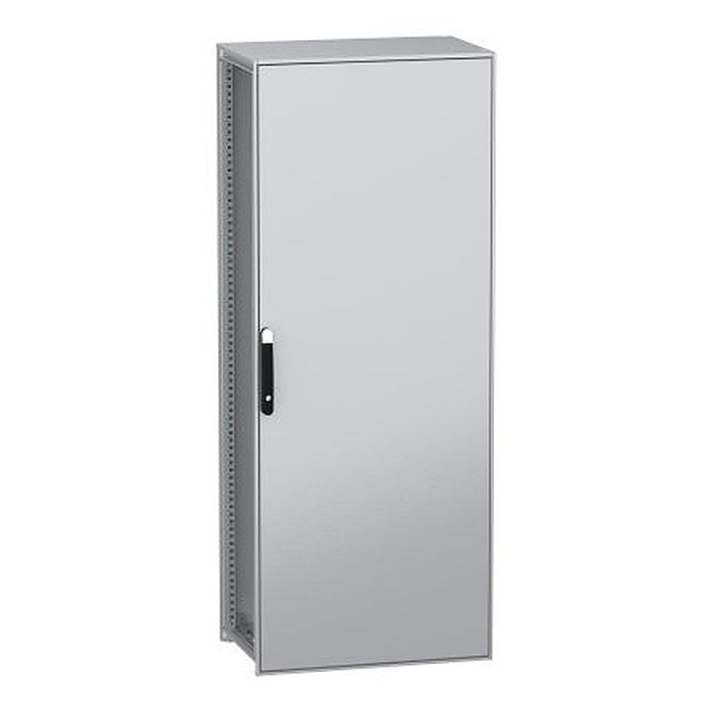 Schneider Electric PanelSeT SFN Series Galvanised Steel 1-Door Floor Standing Enclosure, Plain Door, IP55 500 mm, 800 mm