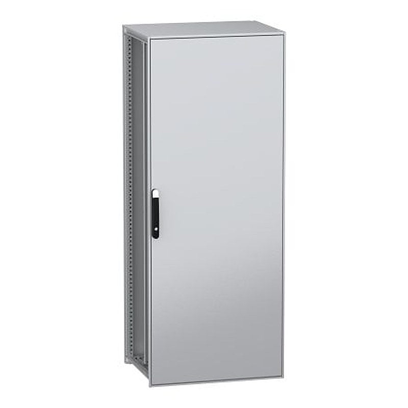 Schneider Electric PanelSeT SFN Series Galvanised Steel 1-Door Floor Standing Enclosure, Plain Door, IP55 600 mm, 800 mm