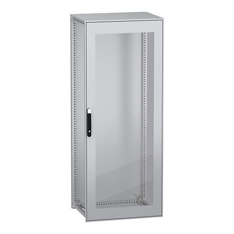 Schneider Electric PanelSeT SFN Series Galvanised Steel 1-Door Floor Standing Enclosure, Single Door Door, IP55 600 mm,