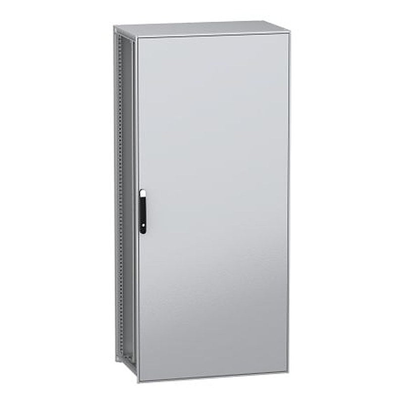 Schneider Electric PanelSeT SFN Series Galvanised Steel 1-Door Floor Standing Enclosure, Plain Door, IP55 600 mm, 1000
