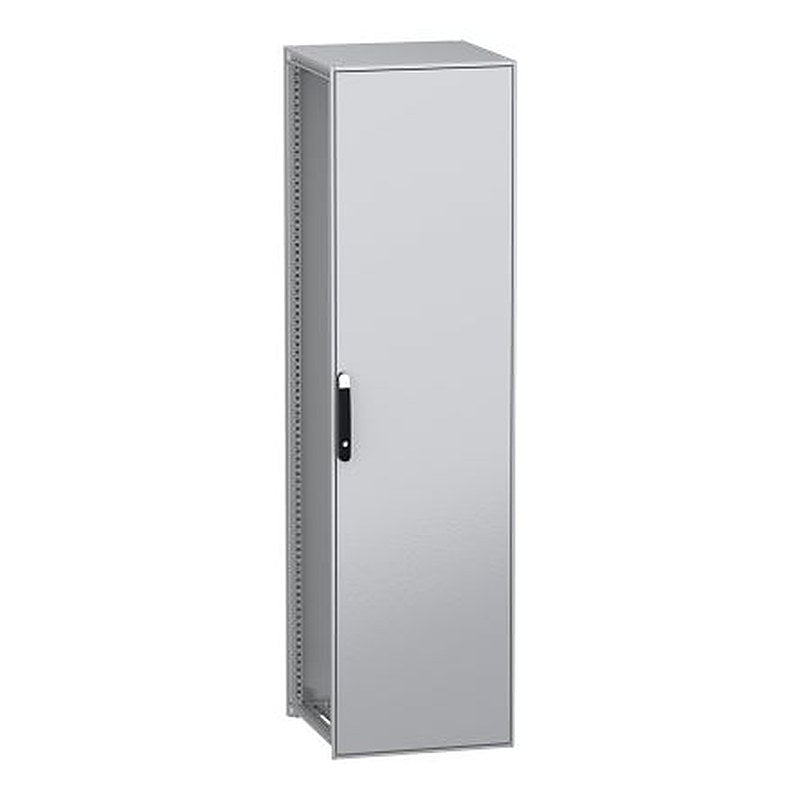 Schneider Electric PanelSeT SFN Series Galvanised Steel 1-Door Floor Standing Enclosure, Plain Door, IP55 600 mm, 600 mm