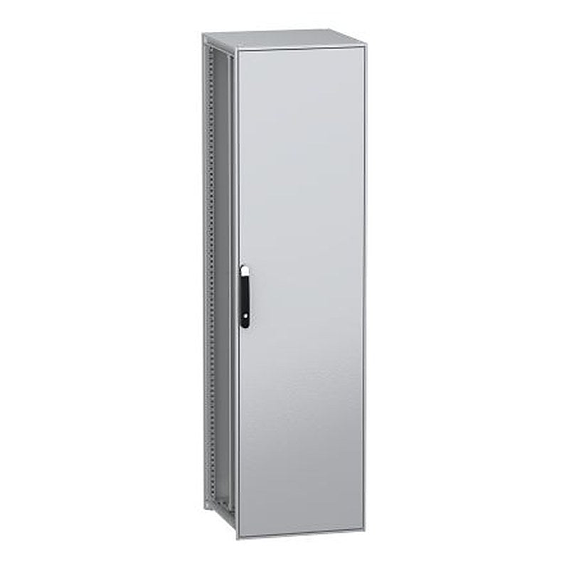 Schneider Electric PanelSeT SFN Series Galvanised Steel 1-Door Floor Standing Enclosure, Plain Door, IP55 600 mm, 600 mm