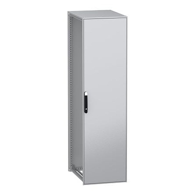Schneider Electric PanelSeT SFN Series Galvanised Steel 1-Door Floor Standing Enclosure, Plain Door, IP55 800 mm, 600 mm