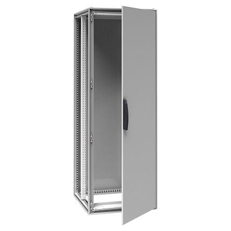 Schneider Electric PrismaSeT Series Galvanised Steel 1-Door Floor Standing Enclosure, IP55 800 mm, 700 mm 2000 mm