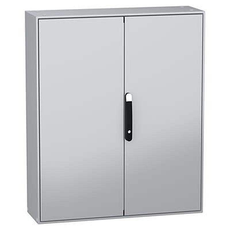 Schneider Electric NSY Series Sheet Steel 2-Door Floor Standing Enclosure, Plain Door, IP55 400 mm, 1200 mm 1200 mm