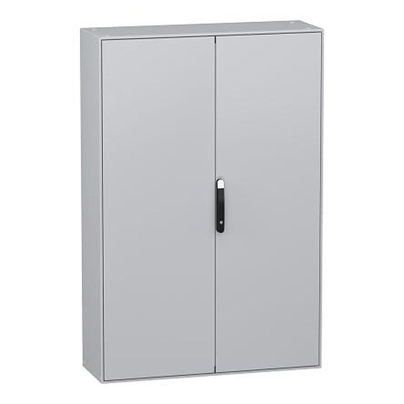 Schneider Electric PanelSeT SM Series Sheet Steel 2-Door Floor Standing Enclosure, Opaque Door, IP55 400 mm, 1200 mm