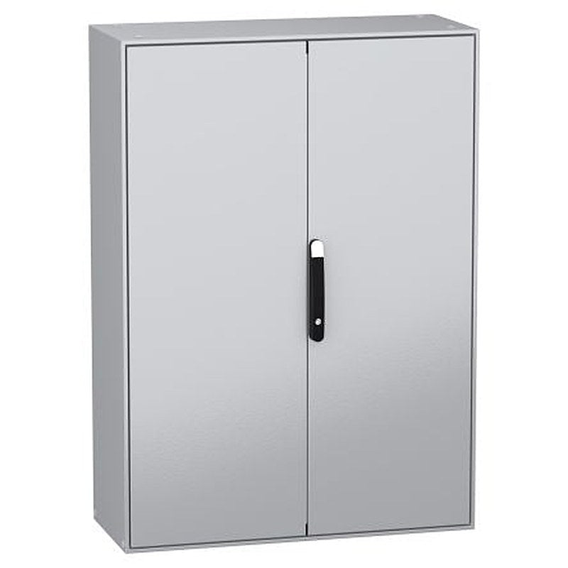 Schneider Electric PanelSeT SM Series Grey Steel General Purpose Enclosure, IP55, IK10 1400 mm, 400 mm, 1200 mm