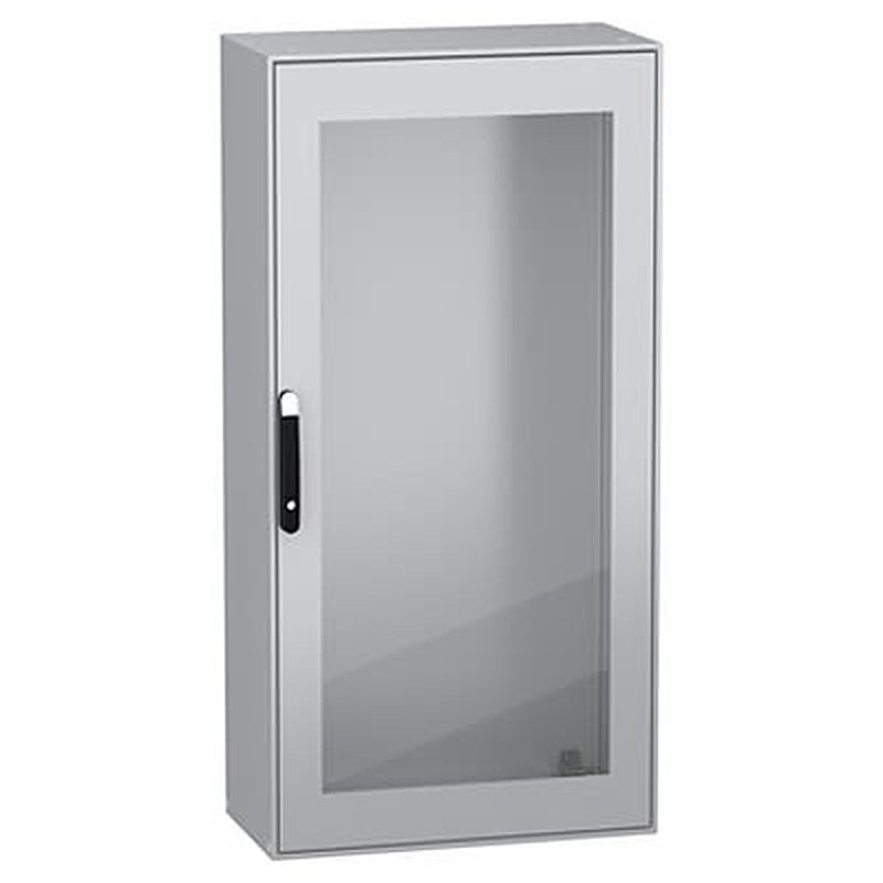 Schneider Electric NSY Series Grey, Black Sheet Steel General Purpose Enclosure, IP55, IK08 800 mm, 1600 mm, 400 mm