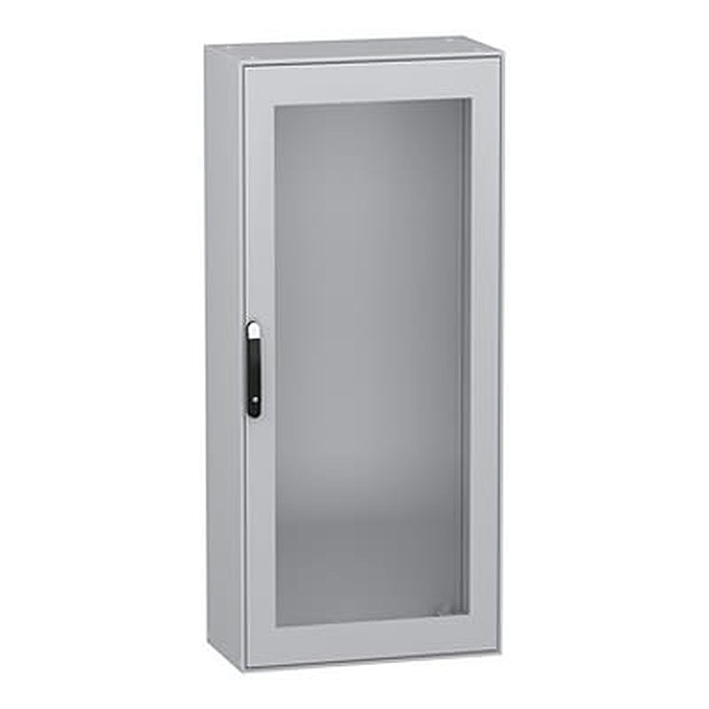 Schneider Electric NSY Series Black, Grey Sheet Steel General Purpose Enclosure, IP55, IK08 1800 mm, 800 mm, 400 mm